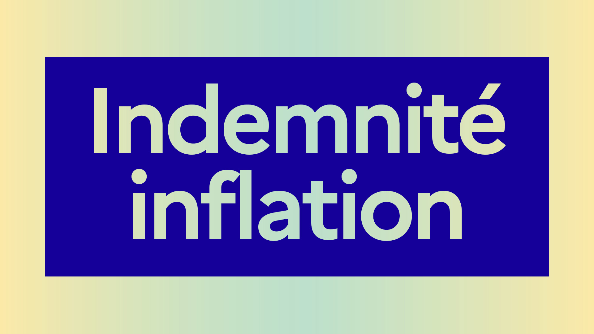 indemnite inflation